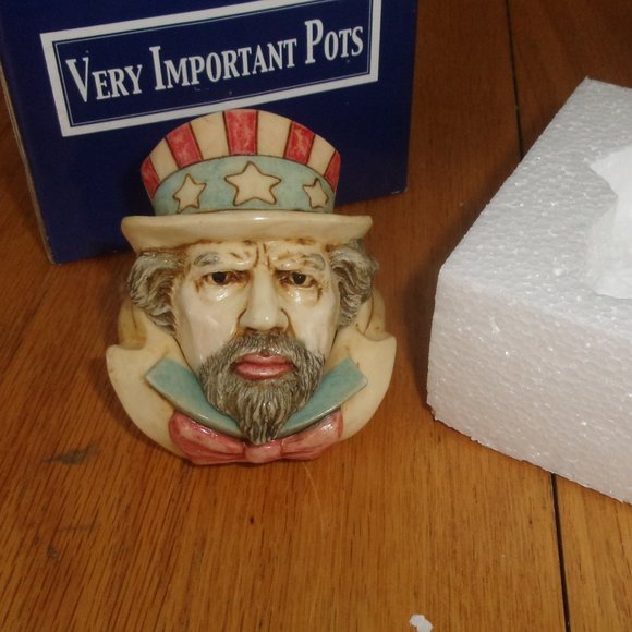 Harmony Kingdom Accents Harmony Kingdom Very Important Pots Uncle Sam Figurine Mib Poshmark